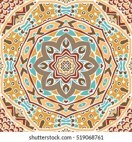 abstract mosaic seamless pattern ornamental. ceramic tiles design