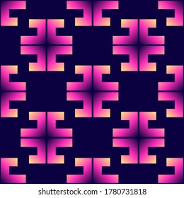 Abstract mosaic seamless pattern. Vector wallpaper.	