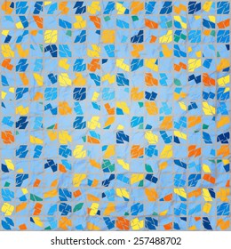 abstract mosaic seamless pattern. vector ceramic floor textured background