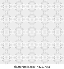Abstract mosaic seamless texture. White background.