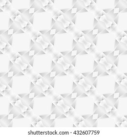 Abstract mosaic seamless texture. White background.