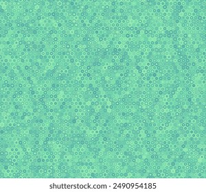 Fondo geométrico de Formas de mosaico Abstractas. Fondo de mosaico apilado hexagonal. Pequeñas Formas geométricas hexagonales. Paleta de colores de varios tonos. Patrón sin costuras. Ilustración vectorial con mosaico.
