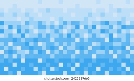 Abstract mosaic square pixels background of geometric shapes simple flat style. Vector pattern. ready to use for cloth, textile, wrap and other.