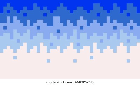 Abstract mosaic square pixels background of geometric shapes simple flat style. Vector pattern. ready to use for cloth, textile, wrap and other.