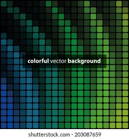 Abstract Mosaic Square Tiles Texture Background