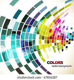 abstract mosaic style design art