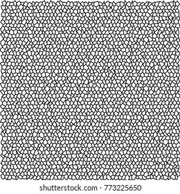 Abstract mosaic texture. Black and white. Vector illustration