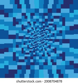 Resumen Mosaico texturado fondo, color azul claro de fondo. El patrón con rectángulos repetidos. Ilustración vectorial para su diseño.