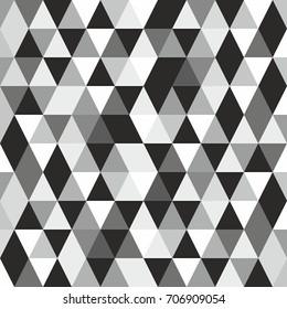 abstract mosaic triangle pattern background vector