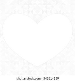 Abstract mosaic triangular background of triangle and rhombus. Bright Geometric vector design. Creative Card on Valentine day.