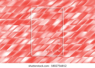 Abstract mosaic with unique blurred gradient. Modern colorful background with geometric repeated shapes. Vector illustration easy to edit and customize. EPS10
