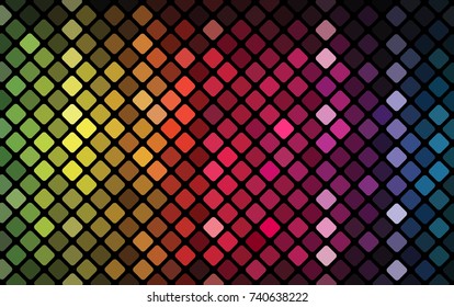 Abstract mosaic - vector colorful background with colorful lights.