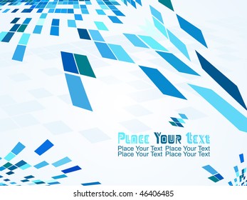 abstract mosaic vector composition