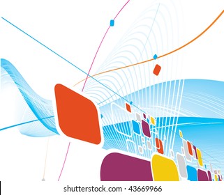 abstract mosaic vector composition for more background of this type please visit my gallery