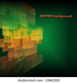 abstract mosaic vector composition for more background , vector illustration