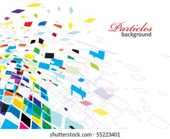 abstract mosaic vector composition for more background of this type please visit my gallery