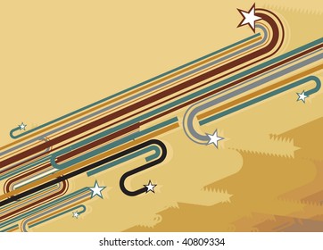 abstract mosaic vector composition with space of your text, vector illustration