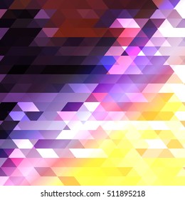 Abstract mosaic vector pattern