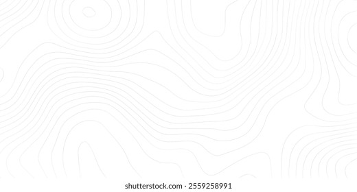 Abstract moss green topographic contours lines of mountains. Topography map art curve drawing. vector illustration.