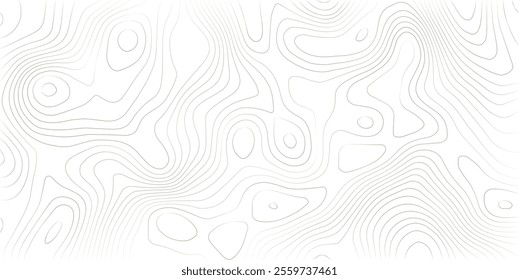 Abstract moss green topographic contours lines of mountains. Topography map art curve drawing. vector illustration.