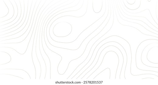 Abstract moss green topographic contours lines of mountains. Topography map art curve drawing. vector illustration.