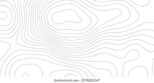 Abstract moss green topographic contours lines of mountains. Topography map art curve drawing. vector illustration.