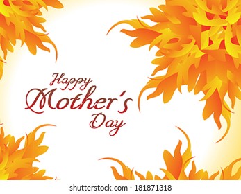 abstract mother day background vector illustration
