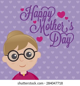Abstract mother's day background with some special objects