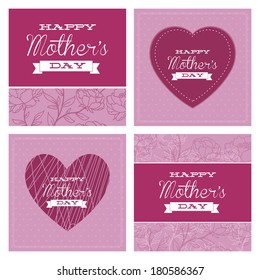 abstract mother's day text on a special background