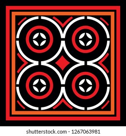 Abstract Motif Background Toraja