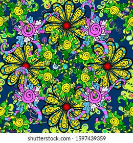 Abstract motif background. Ultrafashionable fabric pattern. Vector illustration.