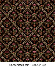  abstract  motif Carpet print  pattern black background design