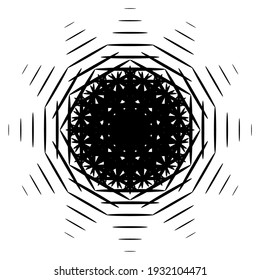Abstract Motif Pattern. Contemporary Decoration for Interior, Exterior, Carpet, Textile, Garment, Cloth, Silk, Tile, Plastic, Paper, Wrapping, Wallpaper, Ect. Vector Illustration  