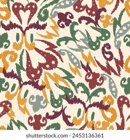 abstract motif pattern in vector suitable for fabric, background, motif, clothing, textile,etc