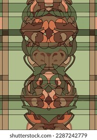 abstract motifs for floors and walls