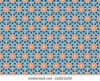 Abstract Motifs Modern Vector Lotus Flower Floral Botanical Artdeco Cute Elegant Shape, decorative repeat seamless pattern suitable for wrapping paper, skirt, print, wallpaper, Fashionable, Dress 