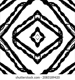 Abstract Motifs Pattern. Decoration  for Interior, Exterior, Carpet, Textile, Garment, Cloth, Silk, Tile, Plastic, Paper, Wrapping, Wallpaper, Pillow, Sofa, Henna, Background, Ect