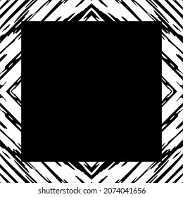 Abstract Motifs Pattern for Frame. Vector Illustration