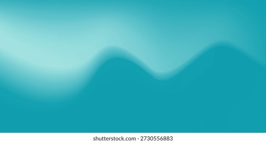 Fundo de movimento abstrato com um gradiente de malha suave e desfocado em tons frios de azul, azul, arejado