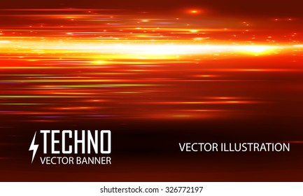 Abstract motion blur background. Vector illustration