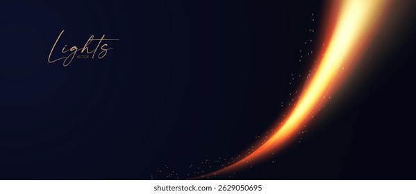 Abstract motion fire light effect. Coal-fired forge. Abstract transparent beam