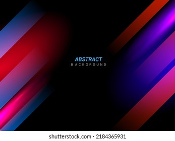 Abstract motion glow lines effect modern background design