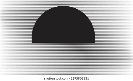 Abstract motion graphic design background . Dot and horizontal lines  . Transition shapes . Movement composition . Vector illustration