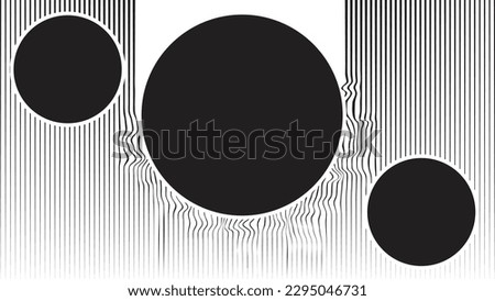 Abstract motion graphic design background . Dot and horizontal lines  . Transition shapes . Movement composition . Vector illustration