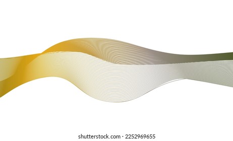 Abstrakte Motion-Grafik mit Wellenlinien für dynamisches Aussehen