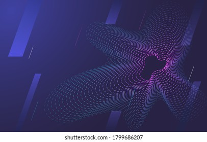 Abstract motion line backdrop, cover. Music wave. Vector illustration. EPS 10