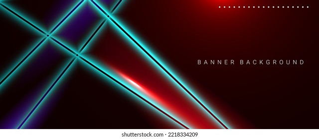 Abstract motion neon ray design dynamic modern background vector