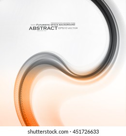 Abstract motion smooth color, futuristic wavy vector illustration eps10