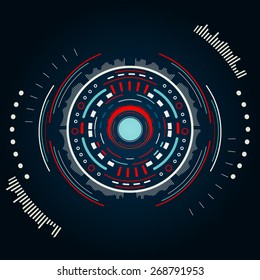 Abstract motion vector background