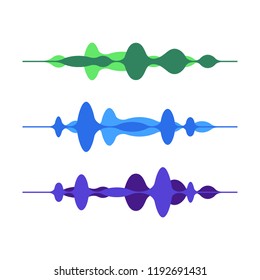 	
Abstract motion visual sound wave equalizer vector illustration